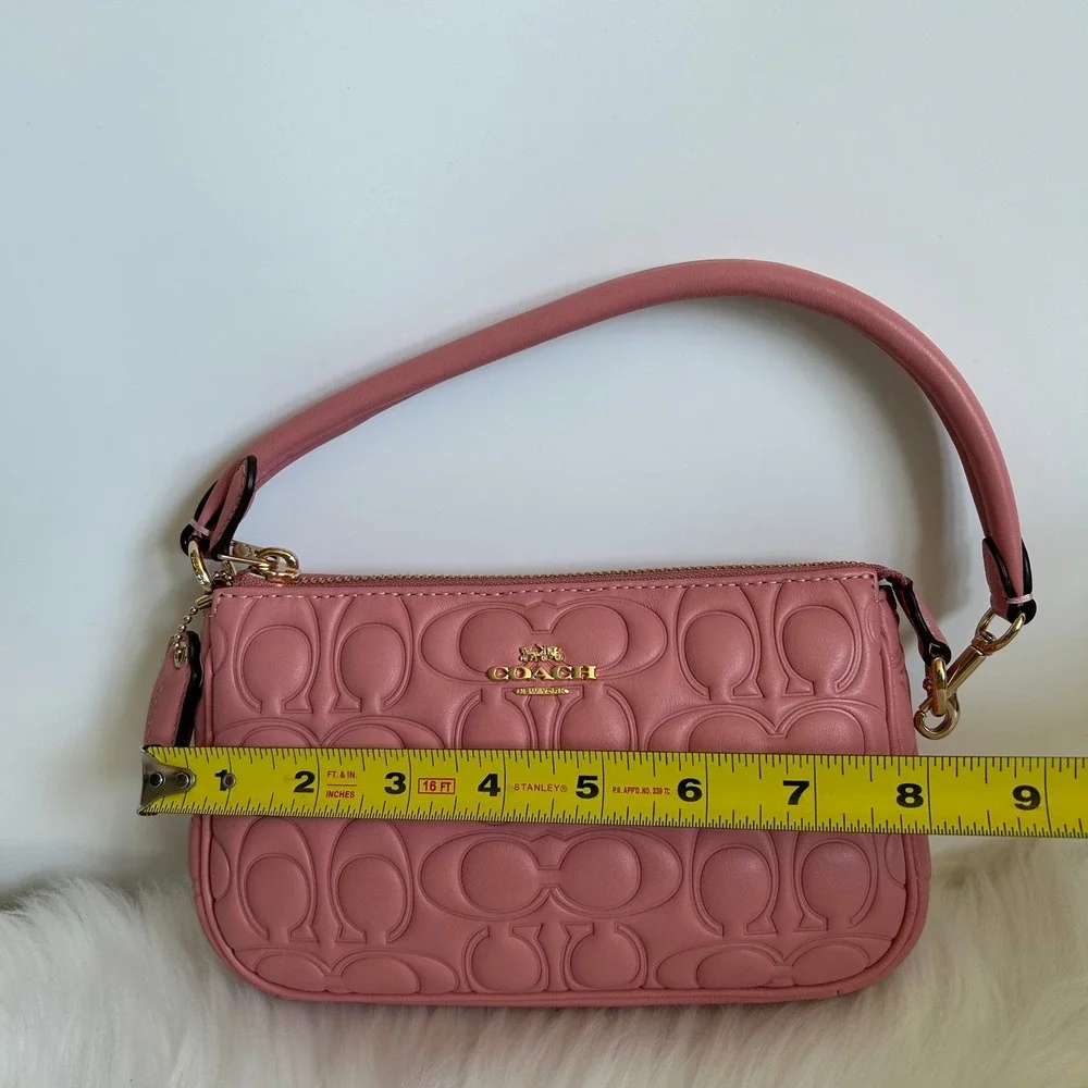 Coach Nolita 19 Pink‎ Quilted Leather Shoulder Bag Excellent